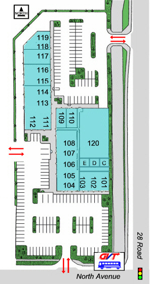 Red Cliff Pointe Tennant Map